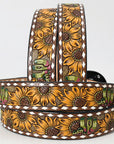 Beautifully Hand Tooled Genuine American Leather Belt Men and Women