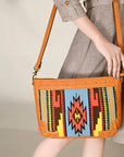 Ohlay Bags OHA123 Cross Body Saddle Blanket Genuine Western Leather Women Bag