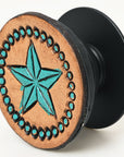 American Darling Hand Tooled Painted Floral Popsockets for Phone Grip Stand