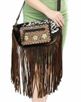 American Darling Adbga550 Cross Body I Hand Tooled Genuine Leather Women Bag Western Handbag Purse