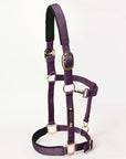 HILASON Western Safety Horse Halter Comfortable and Flexible | Nylon Halters Adjustable Cute