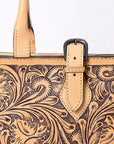 American Darling ADBGZ828 Hand Tooled Genuine Leather women bag western handbag purse