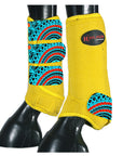 HILASON L M S Horse Front Leg Sport Boots| Printed Sport Boots| Horse Boots