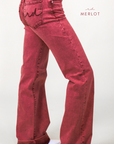 SIGNATURE TROUSER - MERLOT
