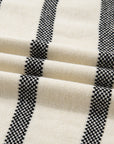Plus Size Stripe Wide Sleeve Crewneck Sweater