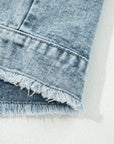 Evelyn Flap Frayed Detail Vest