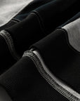 Colorblock Crewneck Henley Sweatshirt