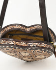 American Darling Canteen Hand Tooled Genuine Leather Women Bag Western Canteen Handbag Purse |