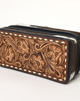 American Darling Hand Tooled Hair On Genuine Leather Women Bag Western Handbag Purse
