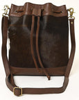 Ohlay Bags OHA109A Bucket Hair-On Genuine Leather Women Bag Western Handbag Purse