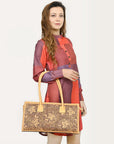 American Darling Hand Tooled Genuine Leather women bag western handbag purse