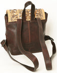American Darling ADBGZ834 Hand Tooled Genuine Leather women bag western handbag purse