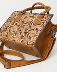 American Darling ADBG1453 Cross Body Hand Tooled Genuine Leather women bag western handbag purse