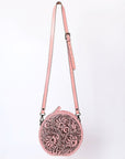 American Darling Canteen Hand Tooled Genuine Leather Women Bag Western Handbag Purse