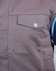 HILASON Outerwear Men's Vest Lightweight Waterproof Oilskin Jacket Sleeveless Brown