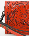 American Darling Clutch Hand Tooled Genuine Leather women bag western handbag purse