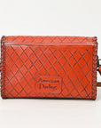 American Darling Wallet Hand Tooled Genuine Leather women bag western handbag purse