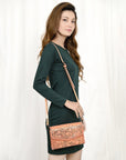 American Darling Wallet Hand Tooled Genuine Leather women bag western handbag purse