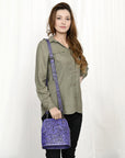 American Darling Cross Body Hand Tooled Genuine Leather women bag western handbag purse