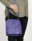 American Darling Cross Body Hand Tooled Genuine Leather women bag western handbag purse