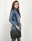 American Darling Cross Body Hand Tooled Genuine Leather women bag western handbag purse