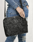American Darling Cross Body Hand Tooled Genuine Leather women bag western handbag purse