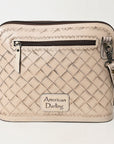 American Darling Cross Body Hand Tooled Genuine Leather women bag western handbag purse