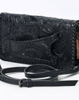 American Darling Clutch Hand Tooled Genuine Leather Women Bag Western Handbag Purse