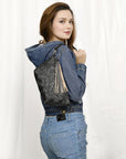 American Darling Hand Tooled Genuine Leather Women Bag Western Handbag Purse