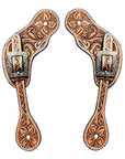 Durable Handcrafted PremiumLeather Spur Straps For Women Western Riding Show Rodeo