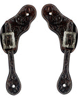 Durable Handcrafted PremiumLeather Spur Straps For Women Western Riding Show Rodeo