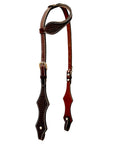 Bar H Equine Western Leather Horse Tack Set Basket Weave Tooled Dark Brown