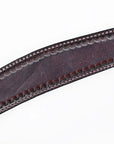Bar H Equine Western Genuine Leather Horse Tack Set Dark Brown