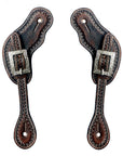 Durable Handcrafted PremiumLeather Spur Straps For Women Western Riding Show Rodeo