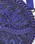 American Darling Canteen Hand Tooled Genuine Leather Women Bag Western Handbag Purse