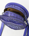American Darling Canteen Hand Tooled Genuine Leather Women Bag Western Handbag Purse