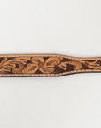 BAR H EQUINE Western Genuine Leather Men And Women Belt Floral