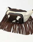 Ohlay Bags OHG186C FANNY PACK Hair-on Genuine Leather women bag western handbag purse