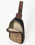 Ohlay Bags OHG187 Sling Hand Tooled Hair-On Genuine Leather Women Bag Western Handbag Purse