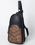 Ohlay Bags OHG188A Sling Hand Tooled Genuine Leather Women Bag Western Handbag Purse