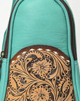 Ohlay Bags OHG188B Sling Hand Tooled Genuine Leather Women Bag Western Handbag Purse