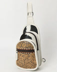 Ohlay Bags OHG189A Sling Hand Tooled Hair-On Genuine Leather Women Bag Western Handbag Purse