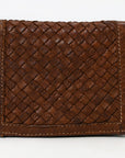 Spaghetti Western SWM111 Wallet Vintage Handmade Drum Dyed Genuine European Cowhide Leather Women Bag Western Handbag Purse