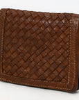 Spaghetti Western SWM111 Wallet Vintage Handmade Drum Dyed Genuine European Cowhide Leather Women Bag Western Handbag Purse