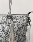American Darling Tote Hand Tooled Genuine Leather Women Bag Western Handbag Purse