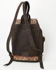 American Darling Adbg1468 Backpack Hand Tooled Hair-On Genuine Leather Women Bag Western Handbag Purse