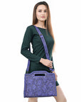 Clutch Hand Tooled Genuine Leather women bag western handbag purse