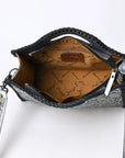 Clutch Hand Tooled Genuine Leather women bag western handbag purse