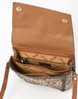 American Darling Adbga560 Cross Body I Hand Tooled Genuine Leather Women Bag Western Handbag Purse
