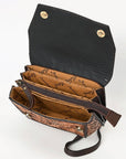 American Darling Clutch Hand Tooled Genuine Leather Women Bag Western Handbag Purse
